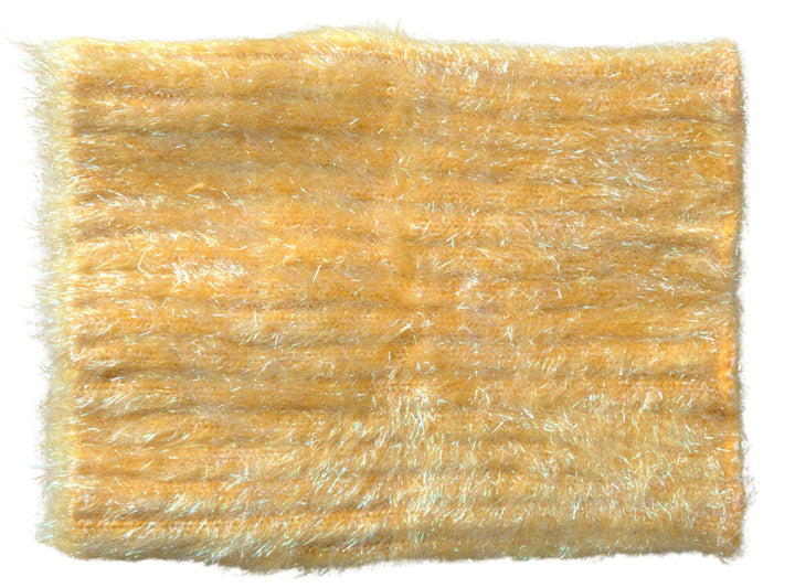 Gelber Polyester-Mohairfaser-Halstuchschal