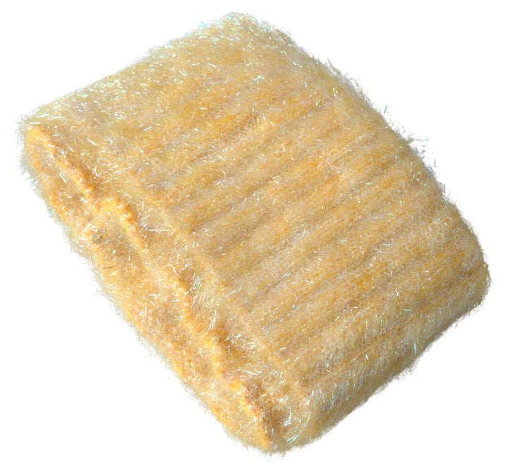 Gelber Polyester-Mohairfaser-Halstuchschal