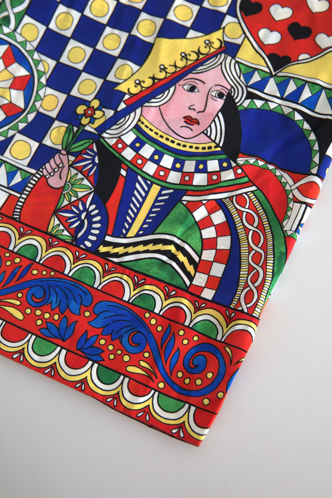 Elegante Multicolor-Seidenbluse