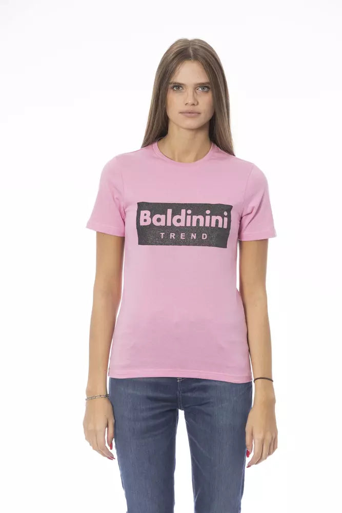 Multicolor Baumwolle Frauen T-Shirt
