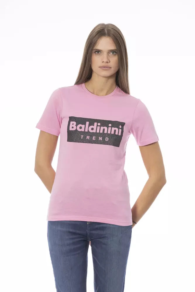 Multicolor Baumwolle Frauen T-Shirt