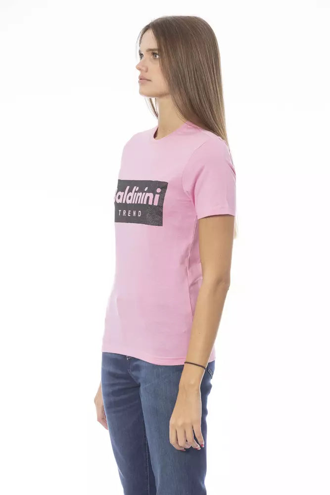 Multicolor Baumwolle Frauen T-Shirt