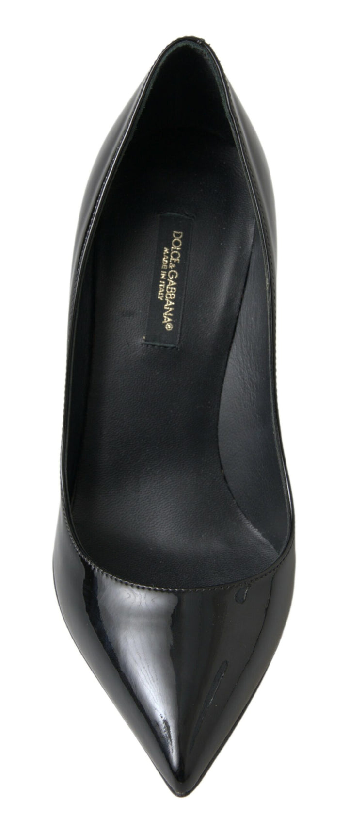 Elegant patent leather heels pumps