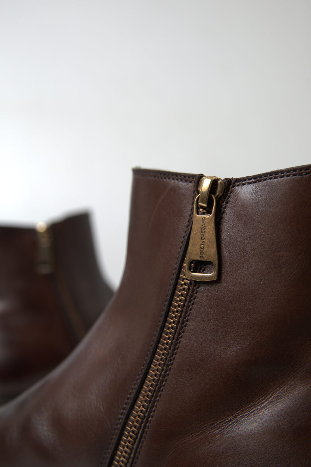 Braun Leder Chelsea Herren Stiefel Schuhe