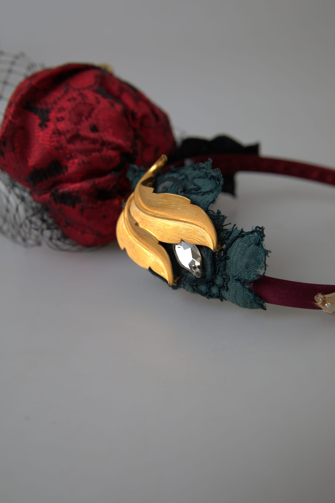 Enchanted Rose Crystal Headband Tiara