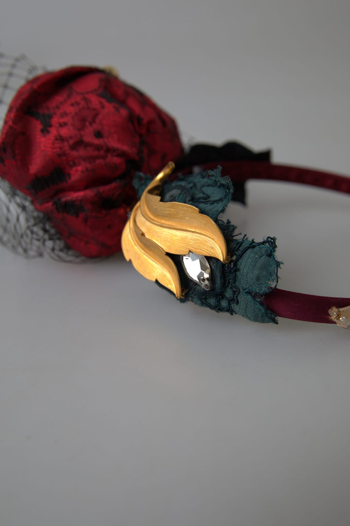 Enchanted Rose Crystal Headband Tiara