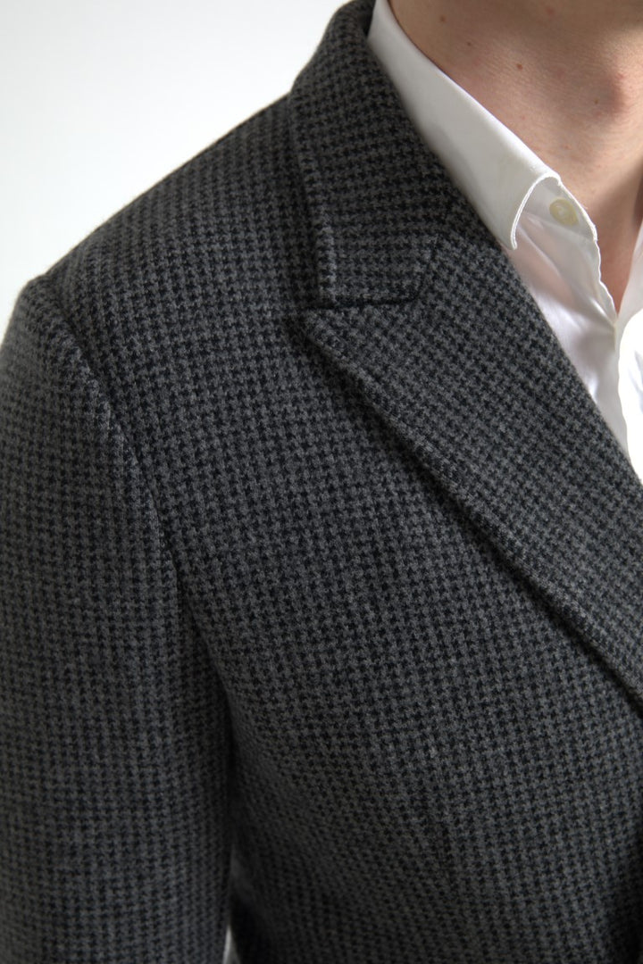 Elegant, slim-fit cashmere blazer