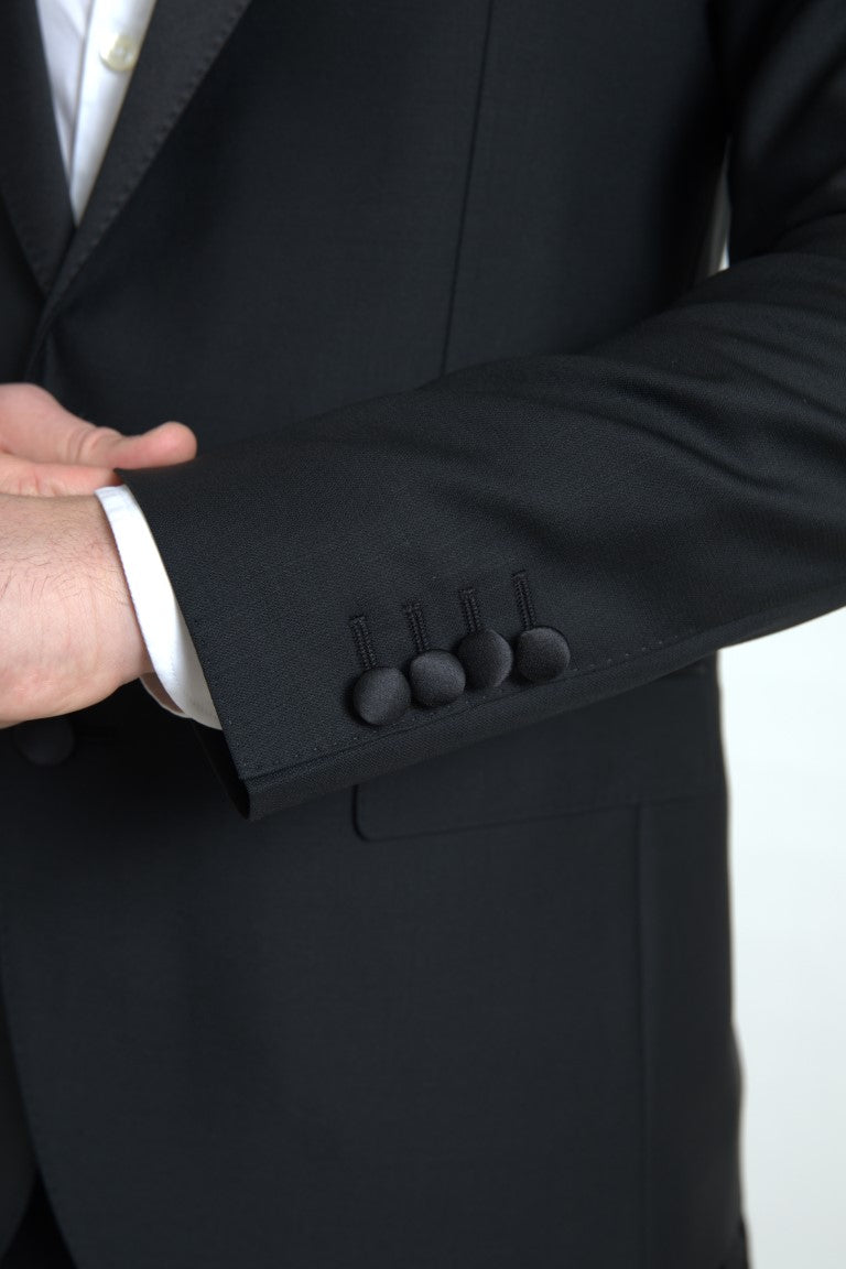 Exquisite slim-fit wool blend blazer