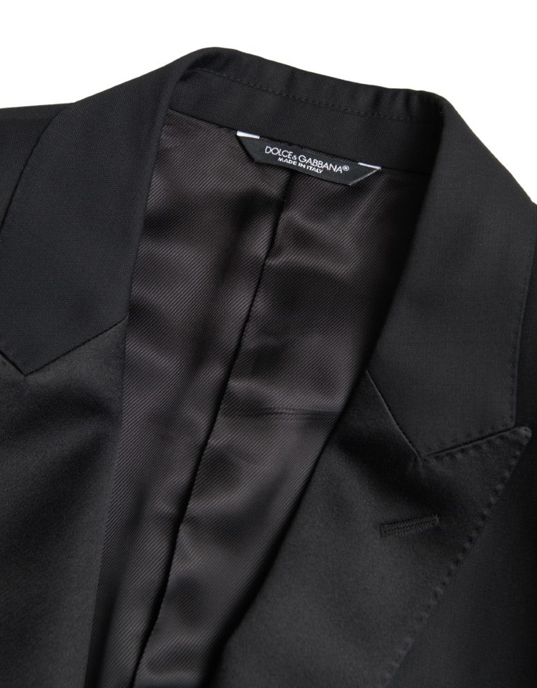 Exquisite slim-fit wool blend blazer