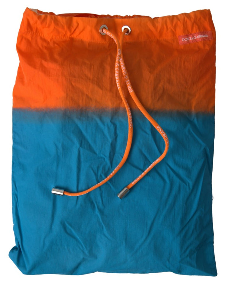 Swim shorts with gradient effect in bright orange