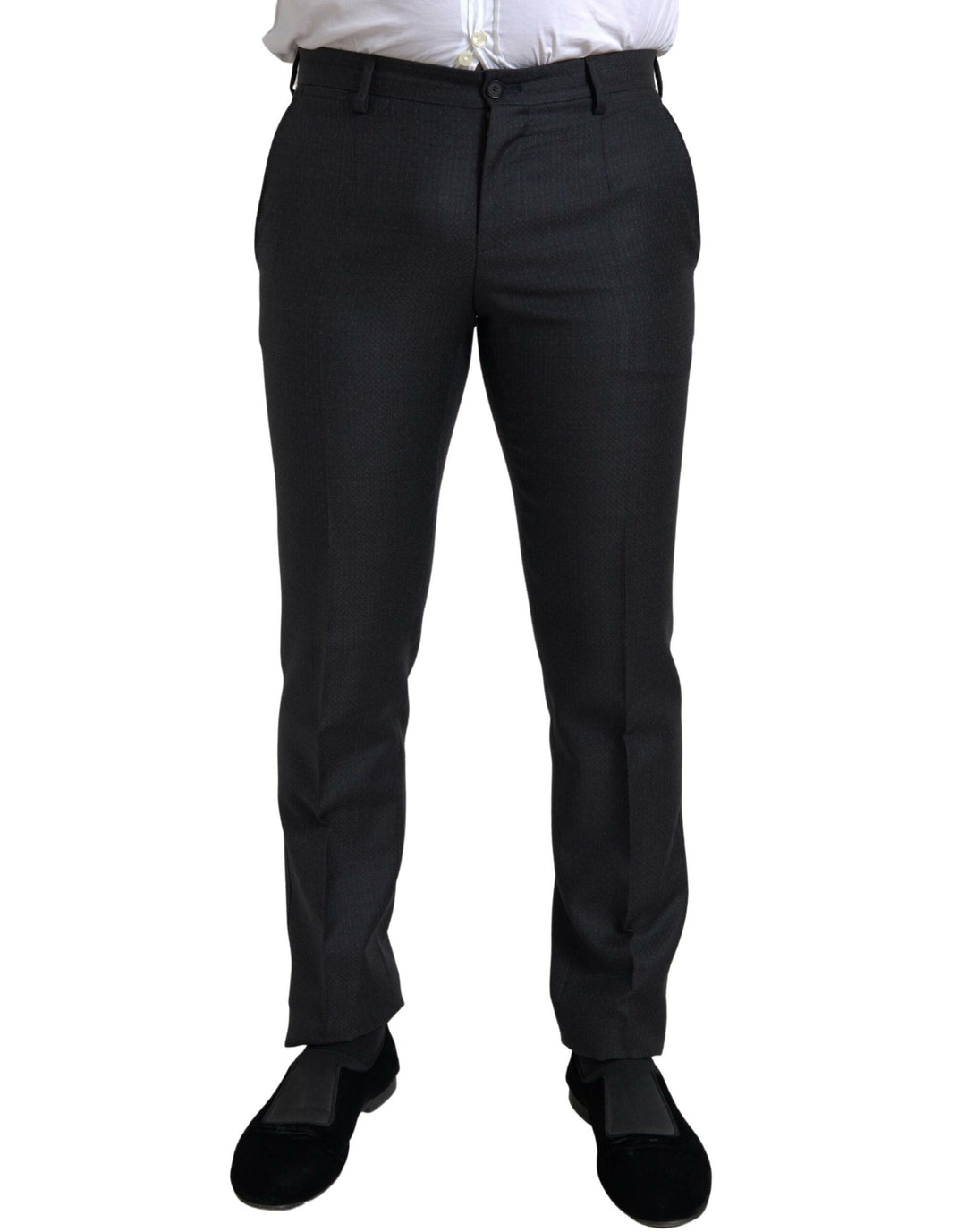 Elegant black Martini slim fit suit 3-piece