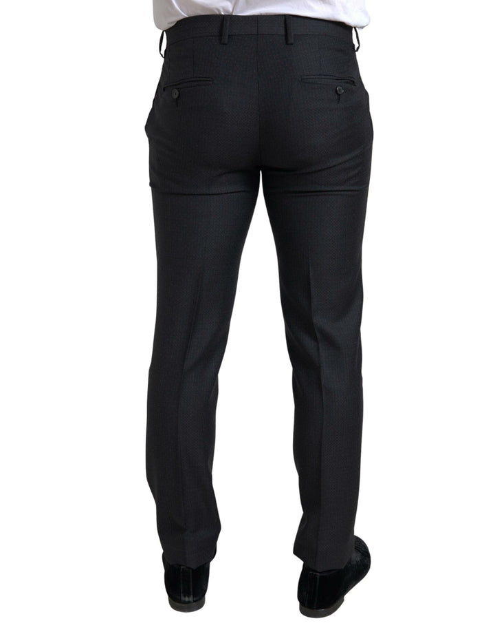 Elegant black Martini slim fit suit 3-piece
