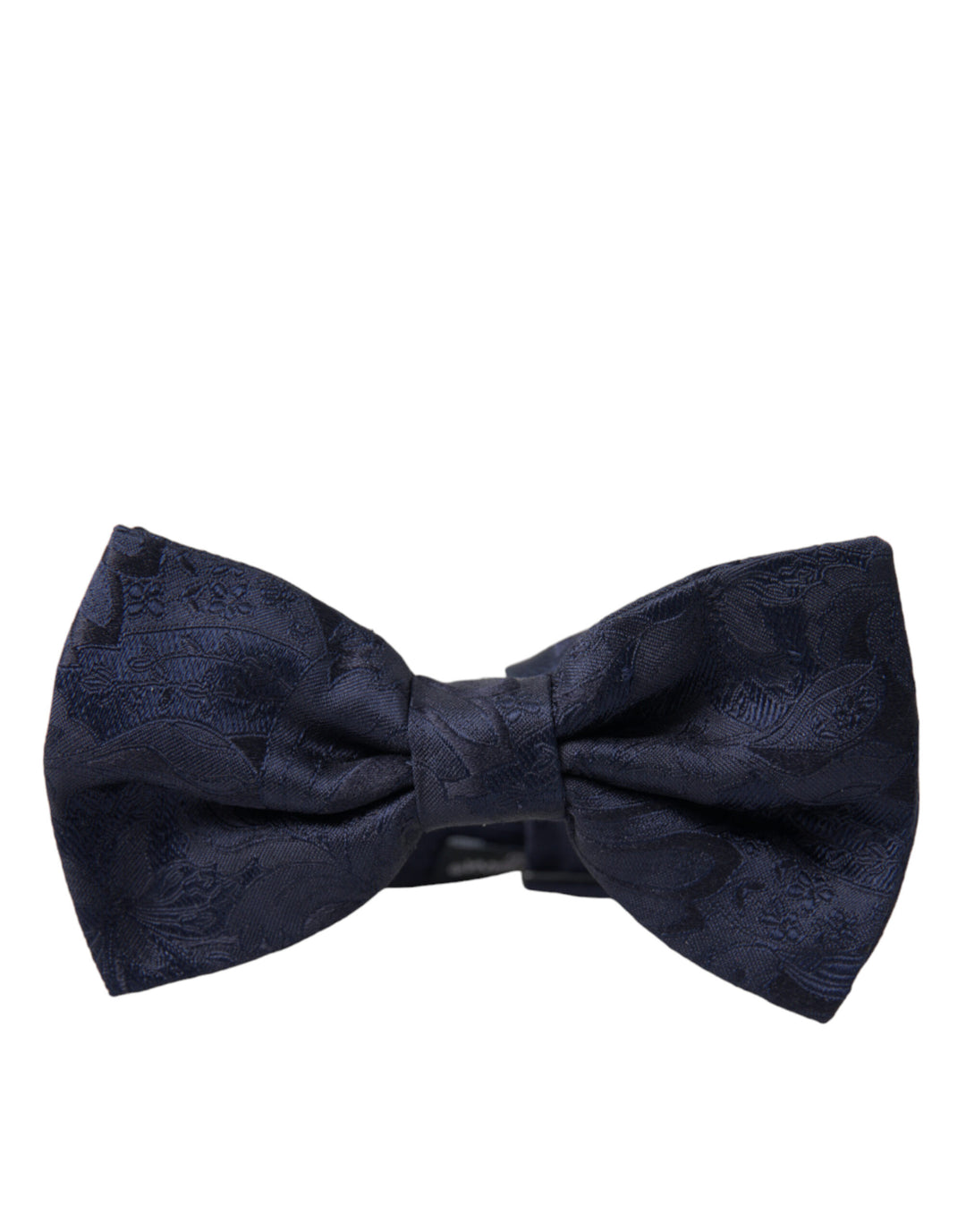 Elegant silk bow tie blue