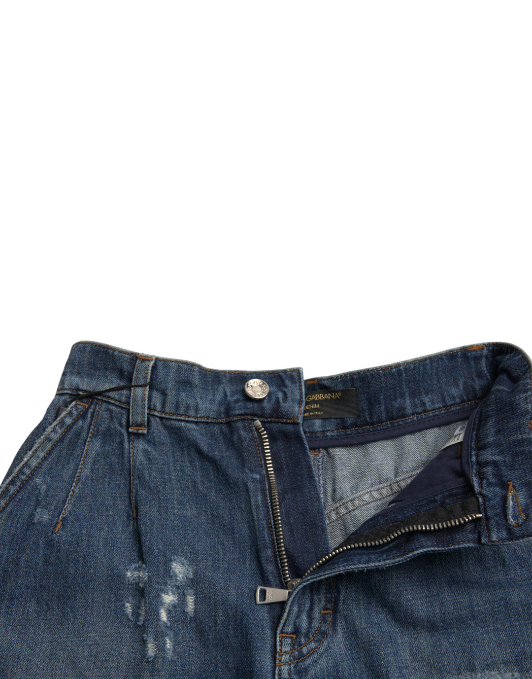 Chic high waist denim hot pants shorts