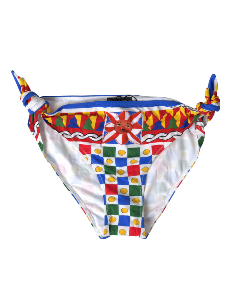 Multicolor Carretto Bottom Schwimmen Strandbekleidung Bikini
