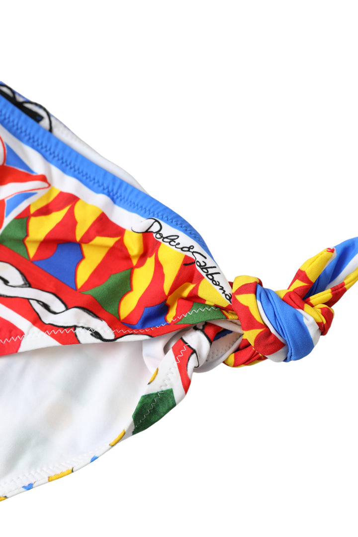 Multicolor Carretto Bottom Schwimmen Strandbekleidung Bikini