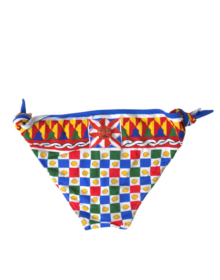 Multicolor Carretto Bottom Schwimmen Strandbekleidung Bikini