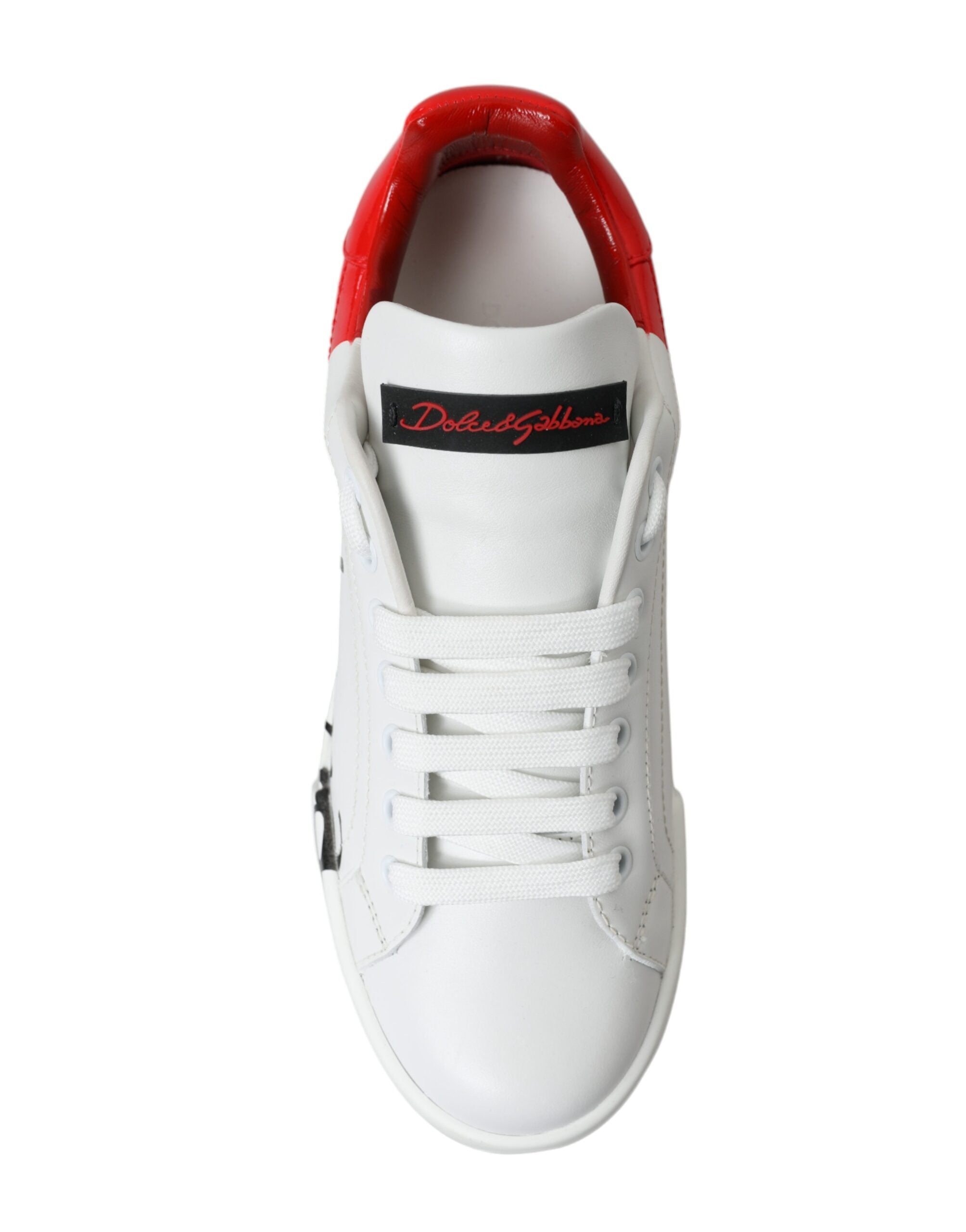 Elegant Portofino sneakers in white leather