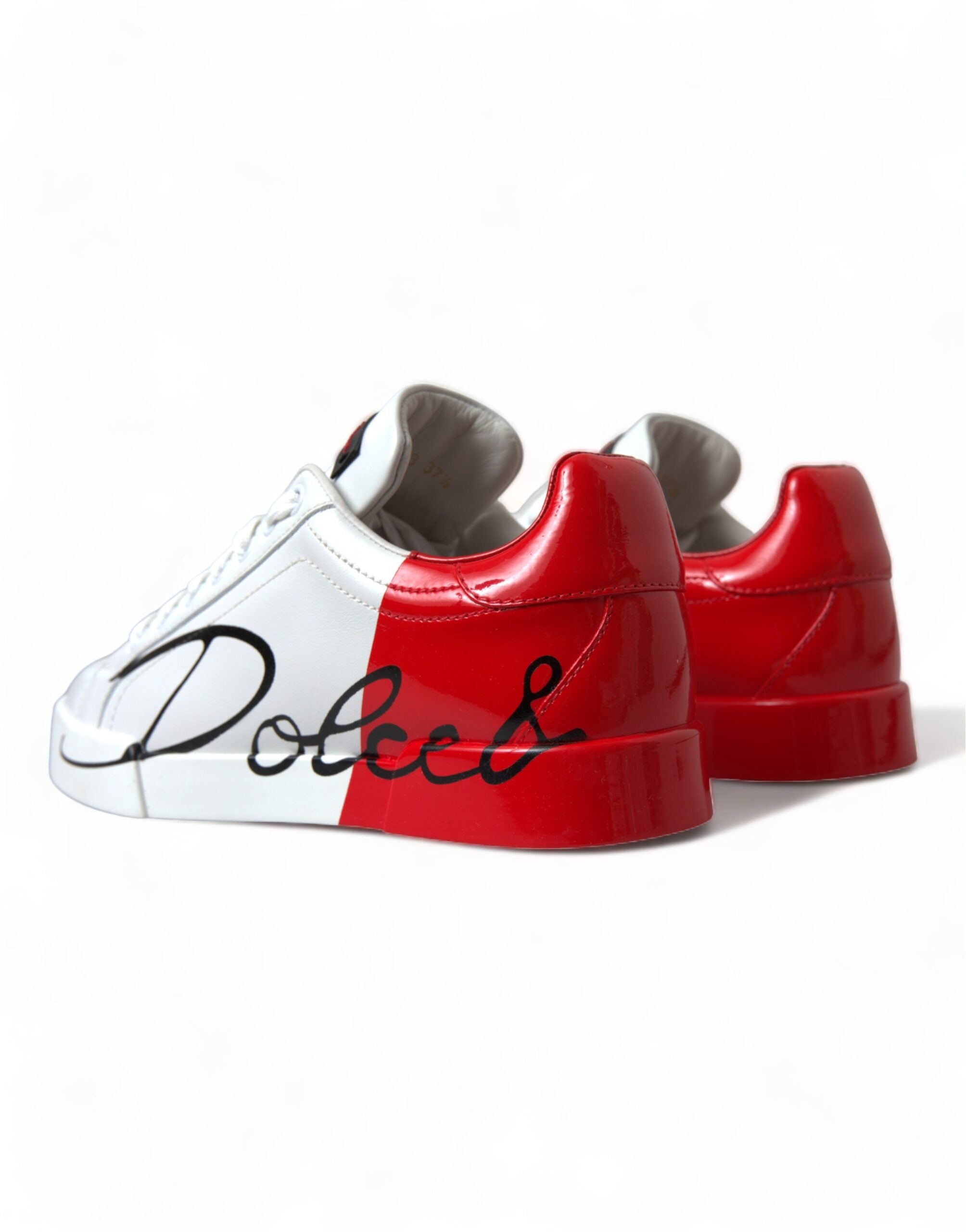Elegant Portofino sneakers in white leather