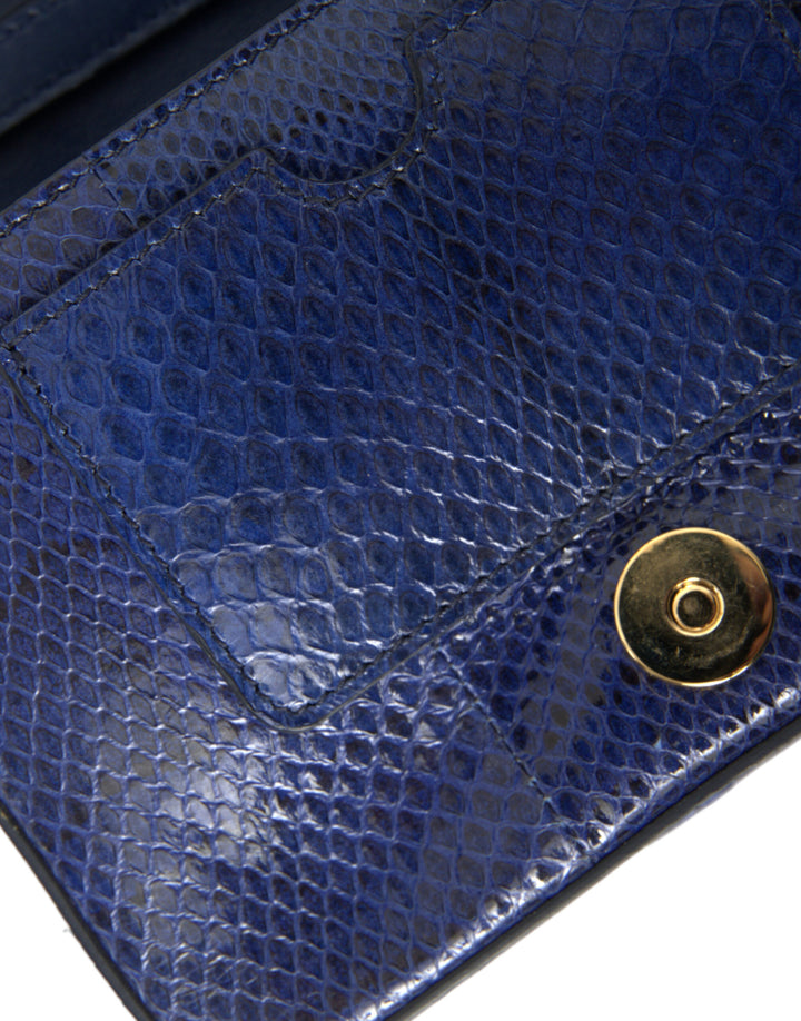 Dunkelblau Pelz Ayers Lily Twist Crossbody Umhängetasche