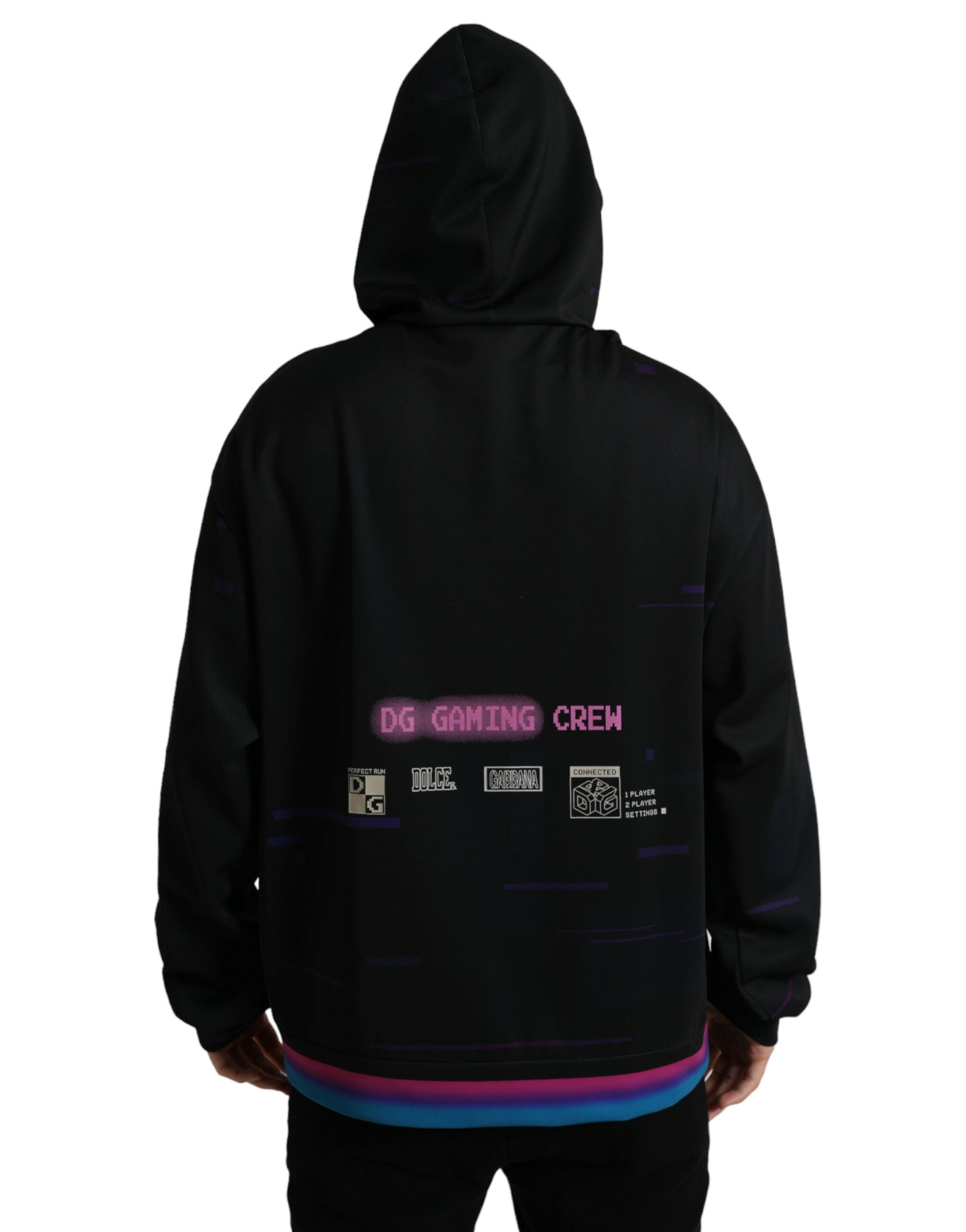 Elegant graphic print hoodie