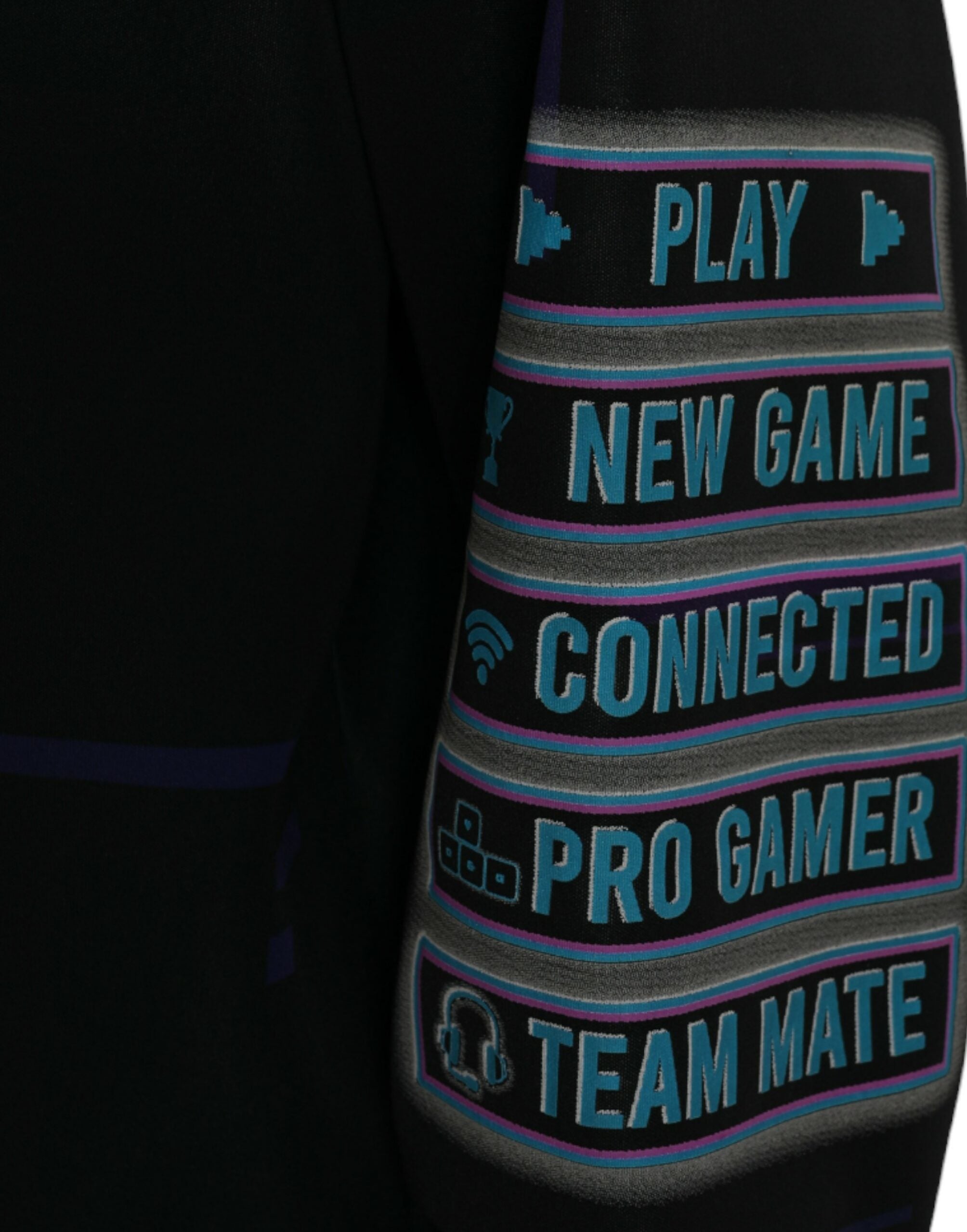 Elegant graphic print hoodie
