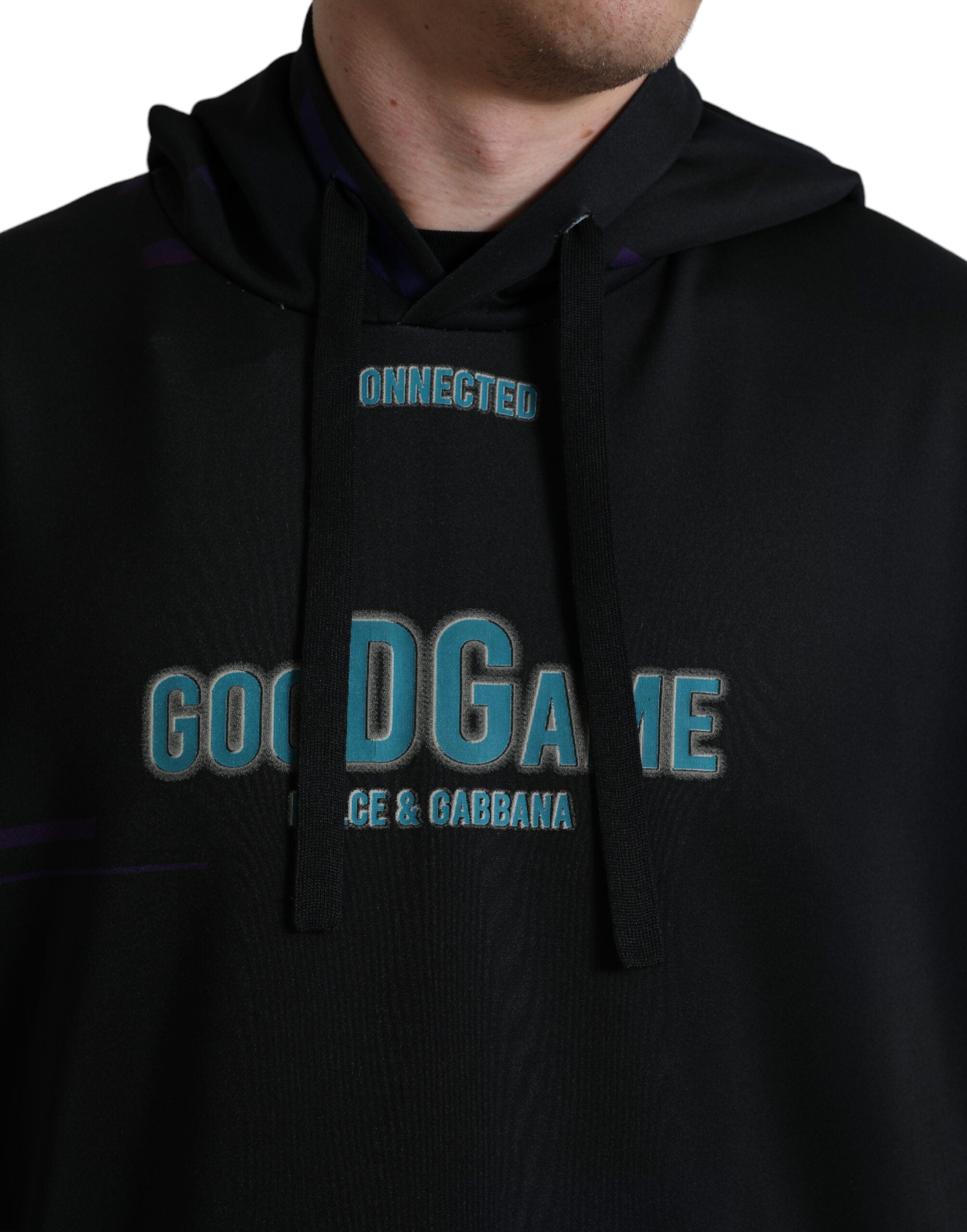 Elegant graphic print hoodie