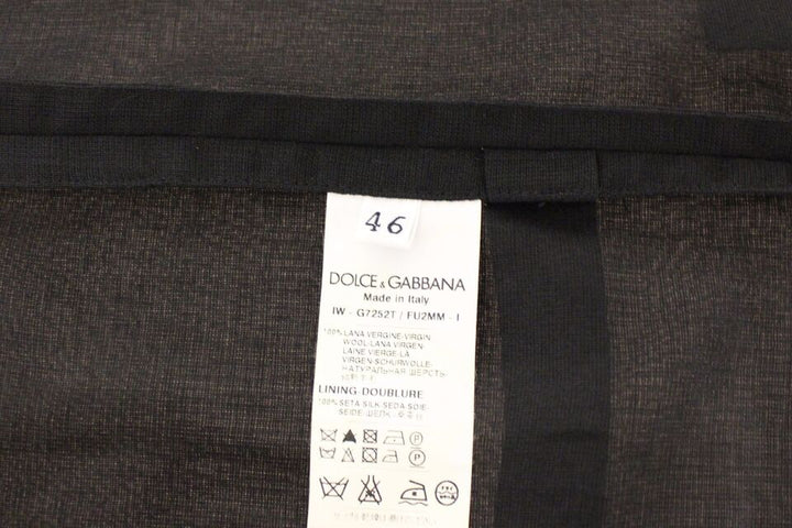 Elegant black wool dress Vest