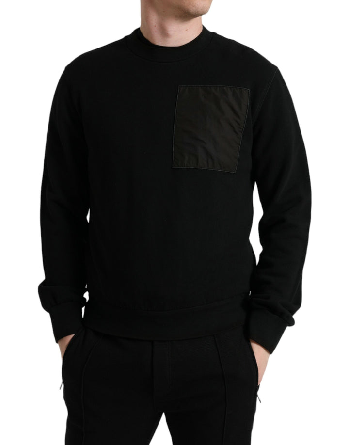 Eleganter Pullover mit Rundhalsausschnitt aus Baumwollmischung