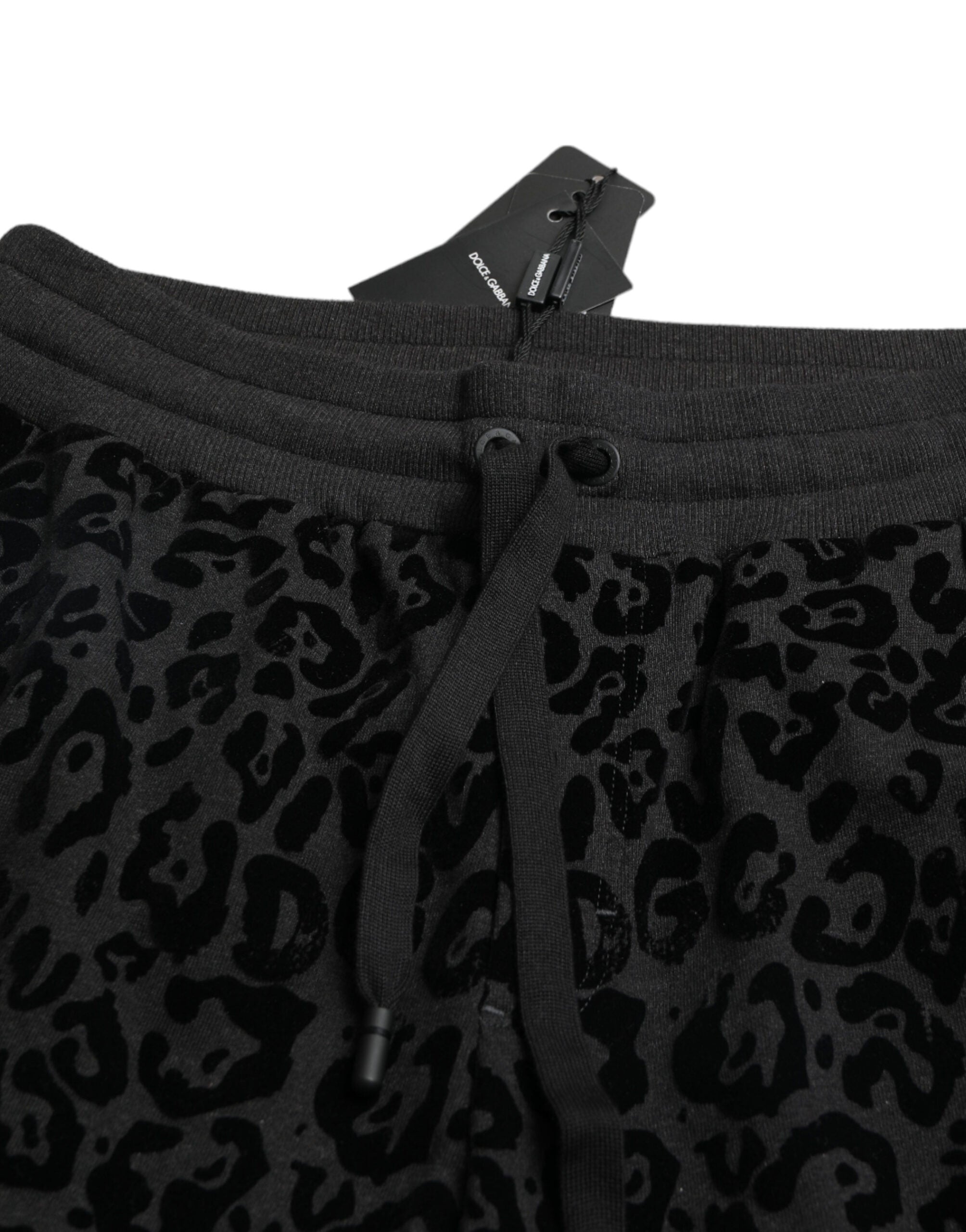 Elegant leopard joggers for men