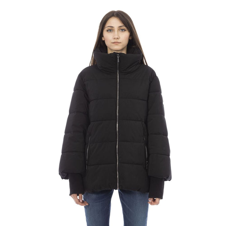 Black polyamide women's jacket