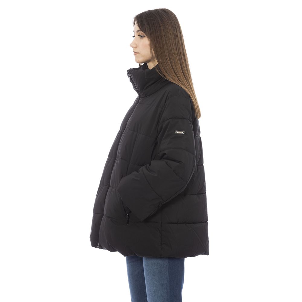 Black polyamide women's jacket