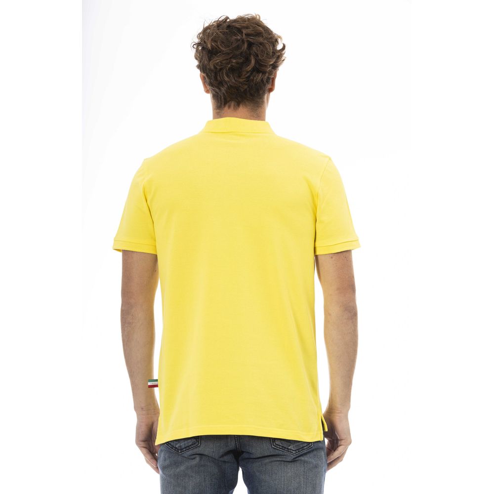 Gelbes Baumwoll-Poloshirt für Männer