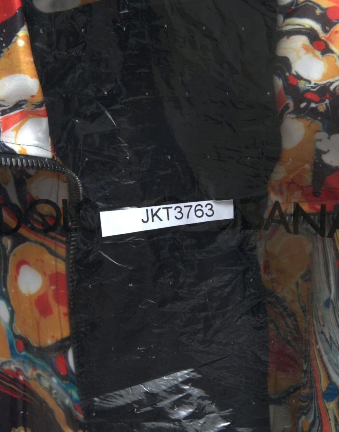 Colorful abstract bomber jacket