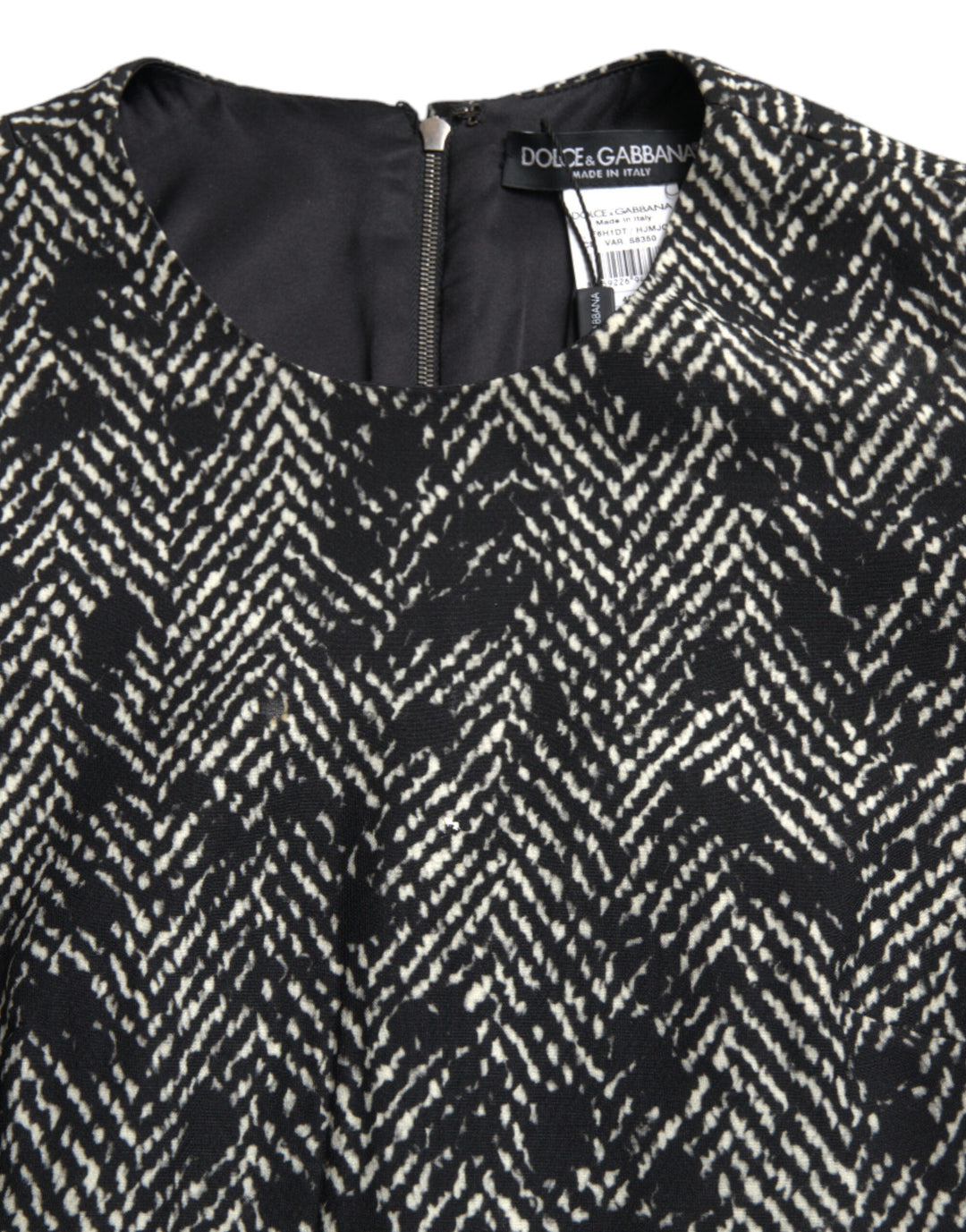 Elegant chevron shift mini dress