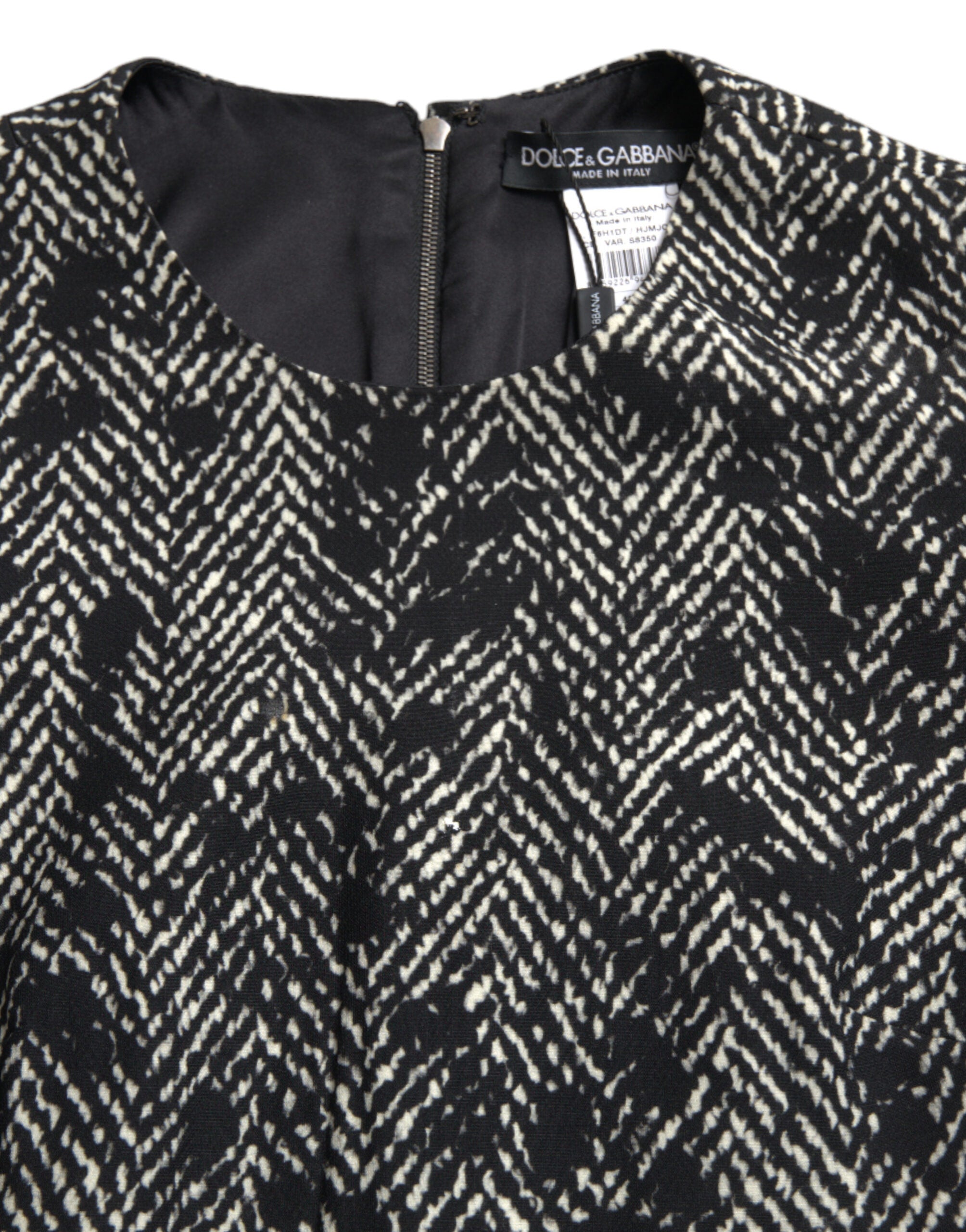 Elegant chevron shift mini dress