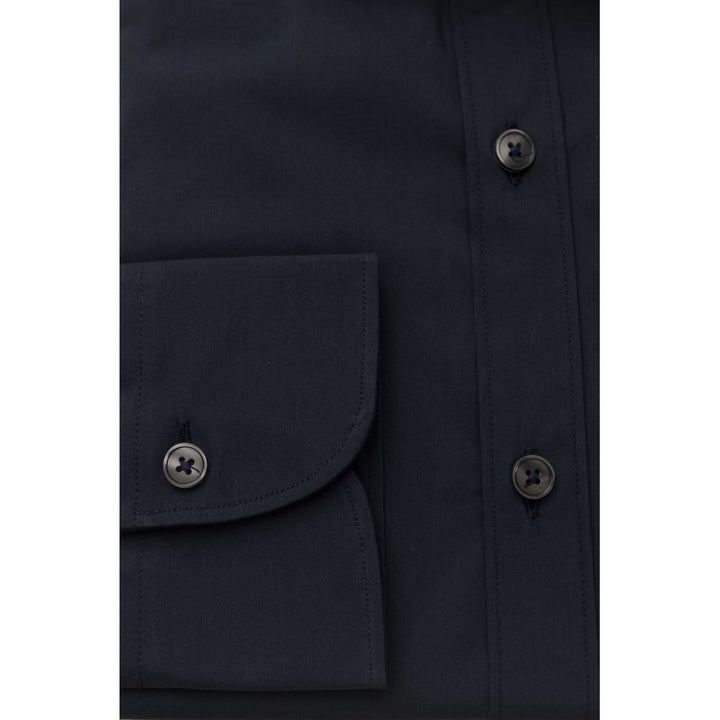Blue cotton shirt for men