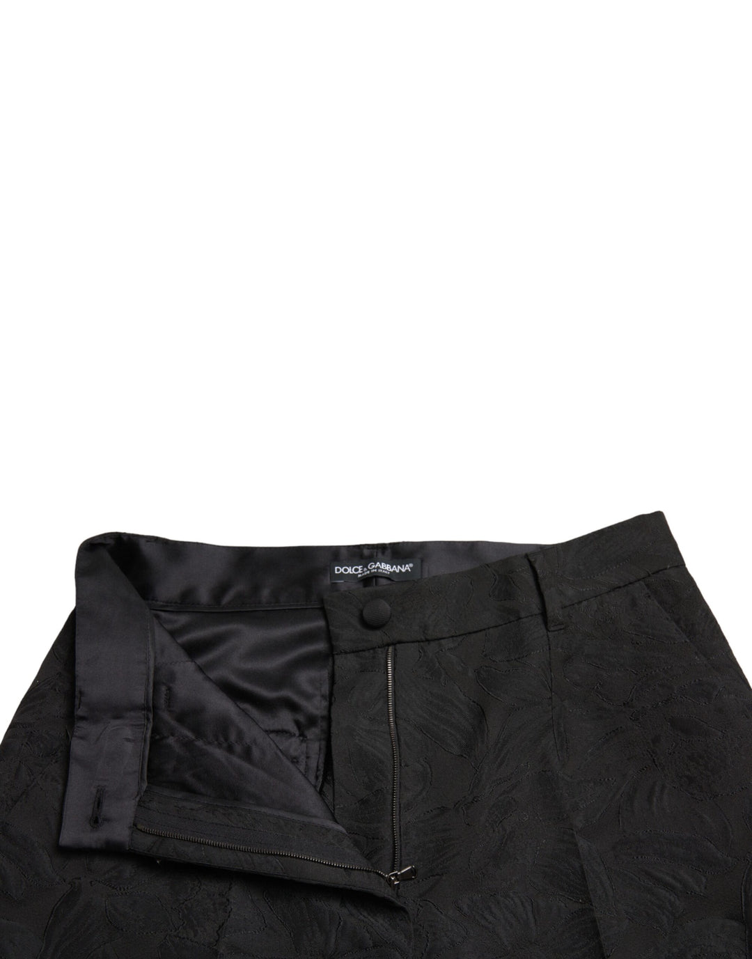 Tapered elegance trousers with high waist