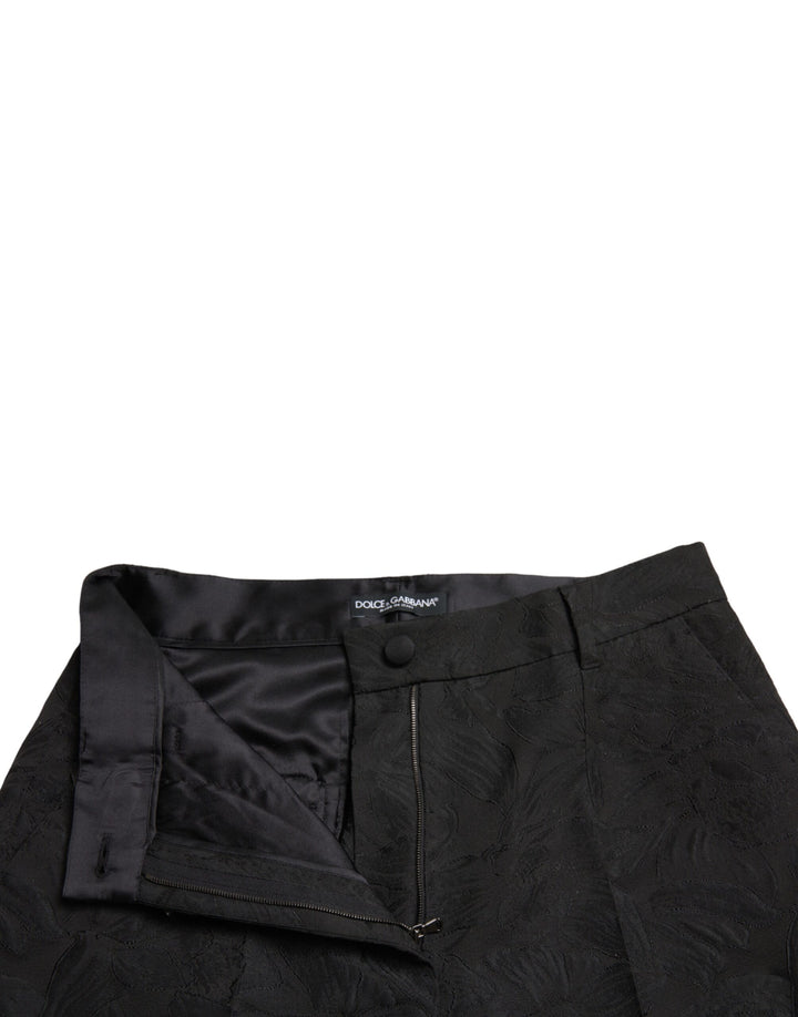 Tapered elegance trousers with high waist
