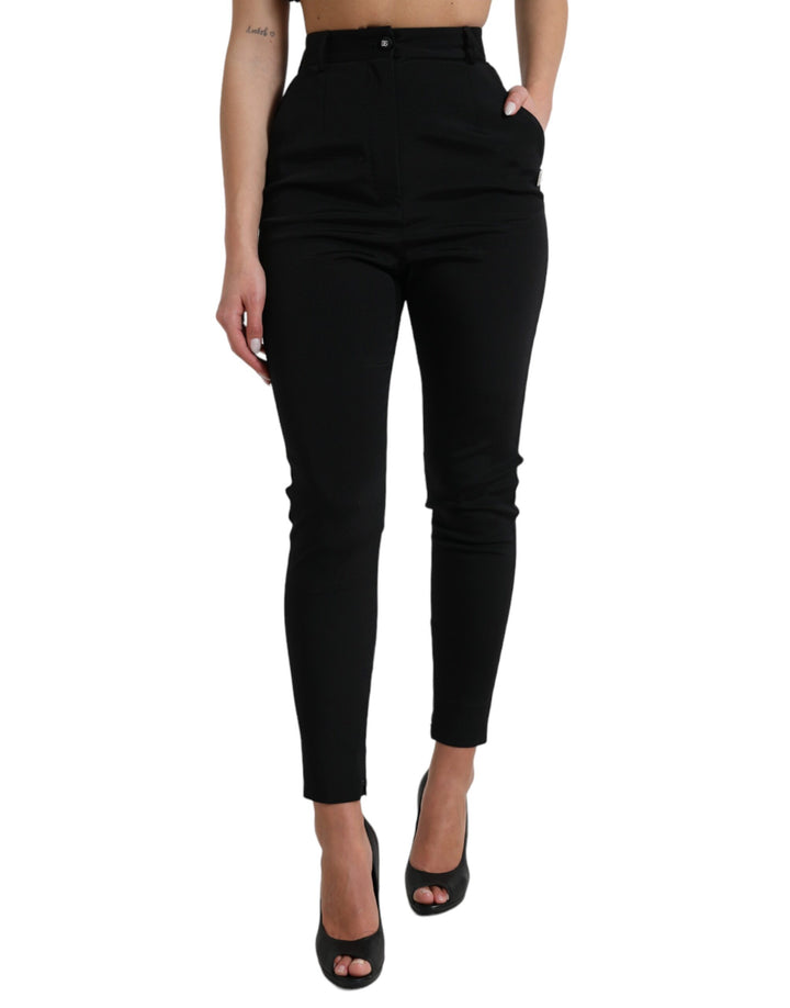 Elegant high-waisted skinny pants