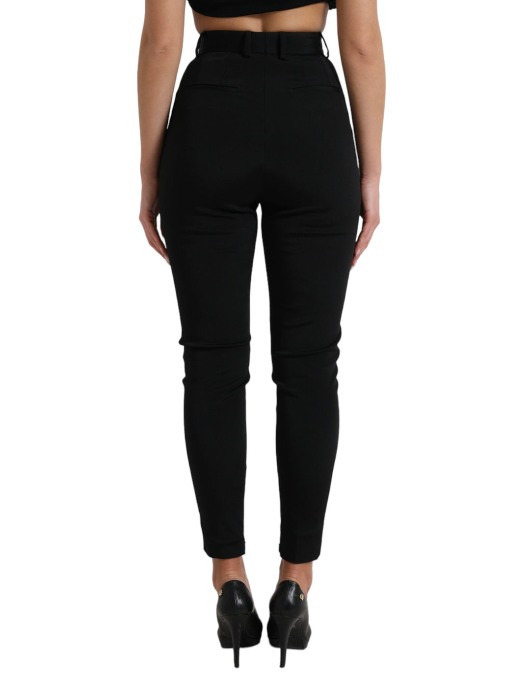 Elegant high-waisted skinny pants
