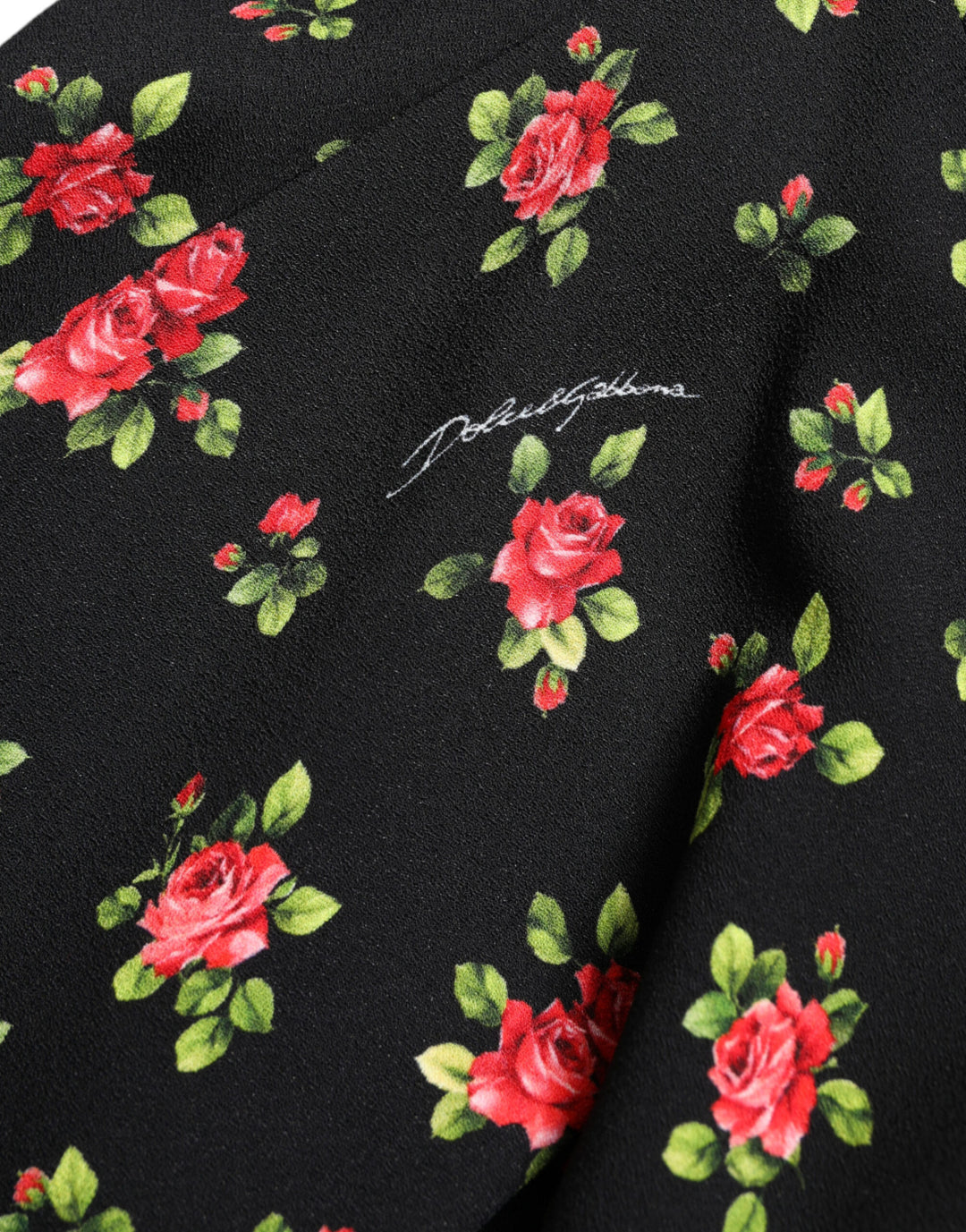 Floral A-line high-waisted mini skirt