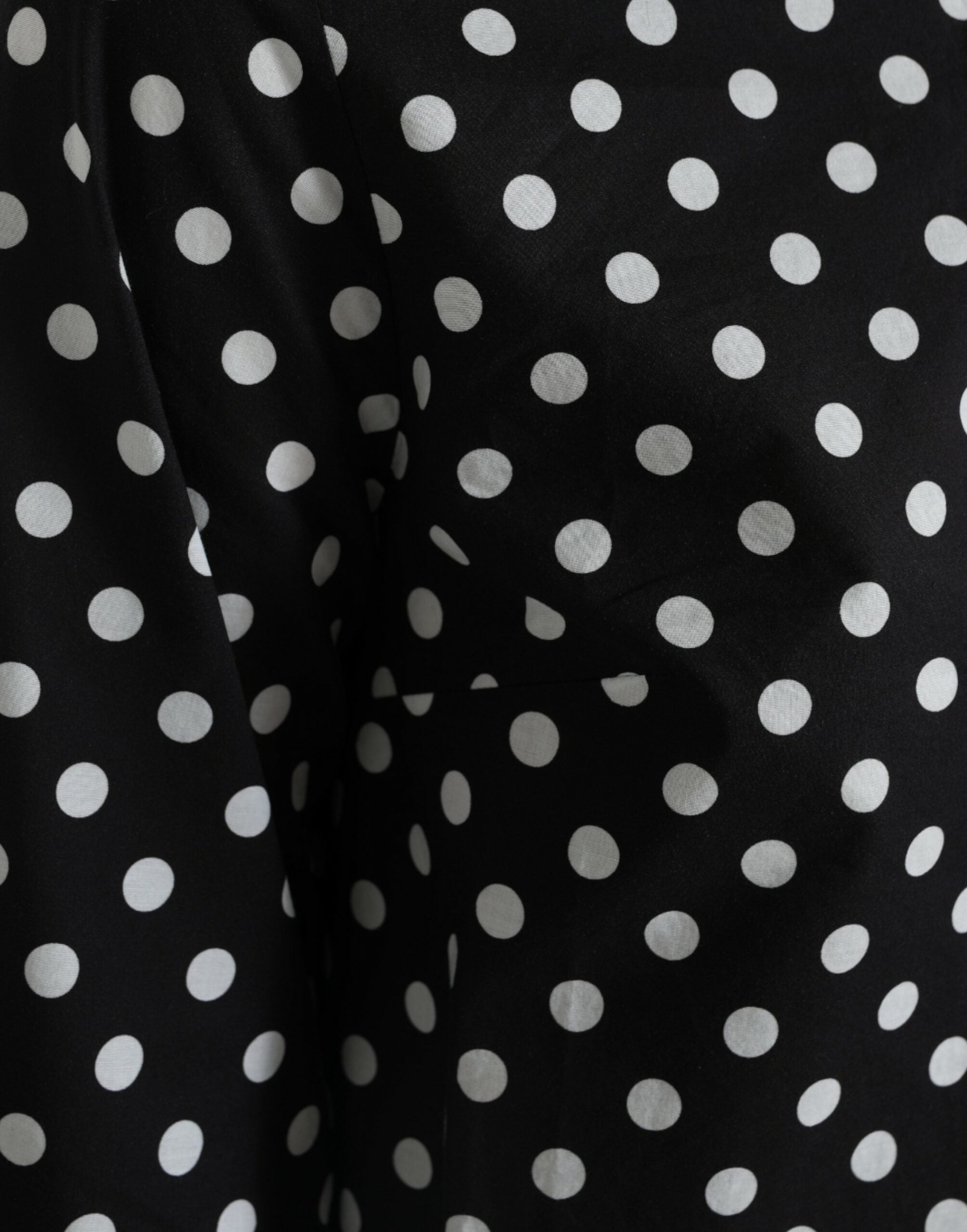 Elegant polka dot shift mini dress