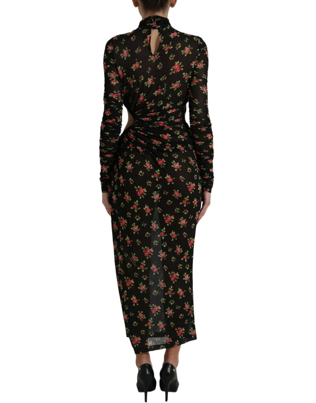 Elegant floral sheath dress
