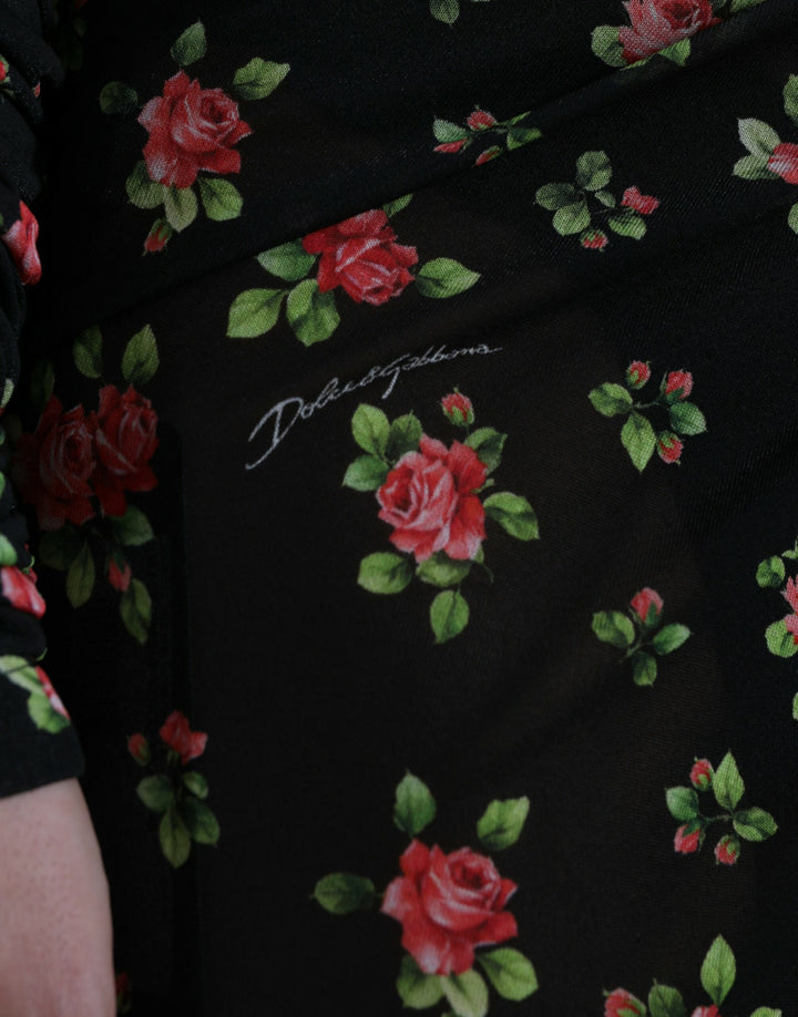 Elegant floral sheath dress