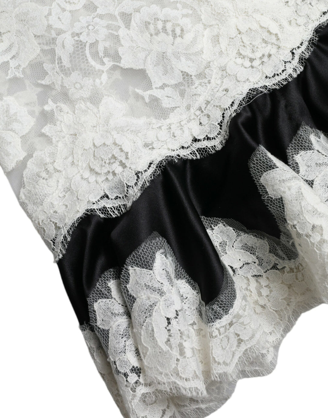 Elegant silk blend A-line lace dress
