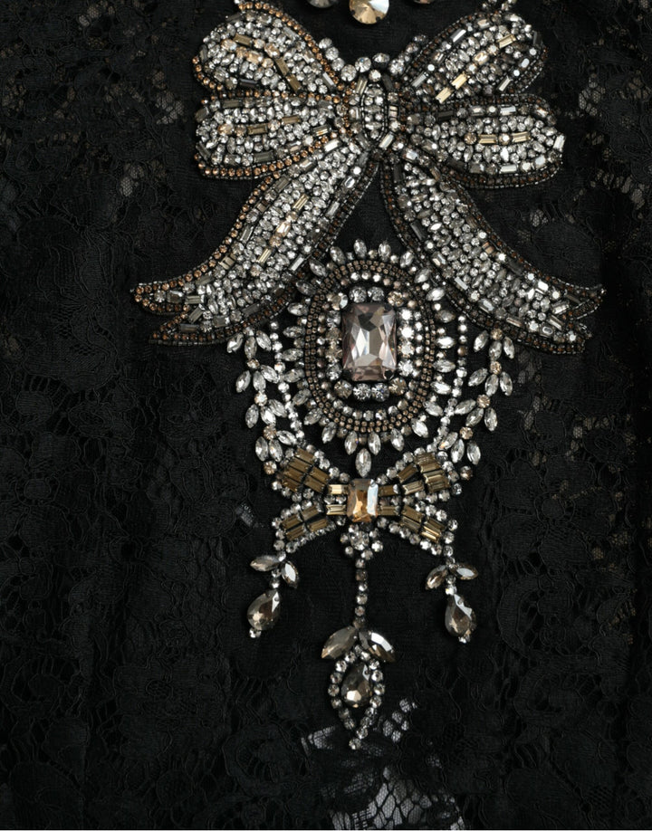 Elegant sheath dress with crystal embellishments