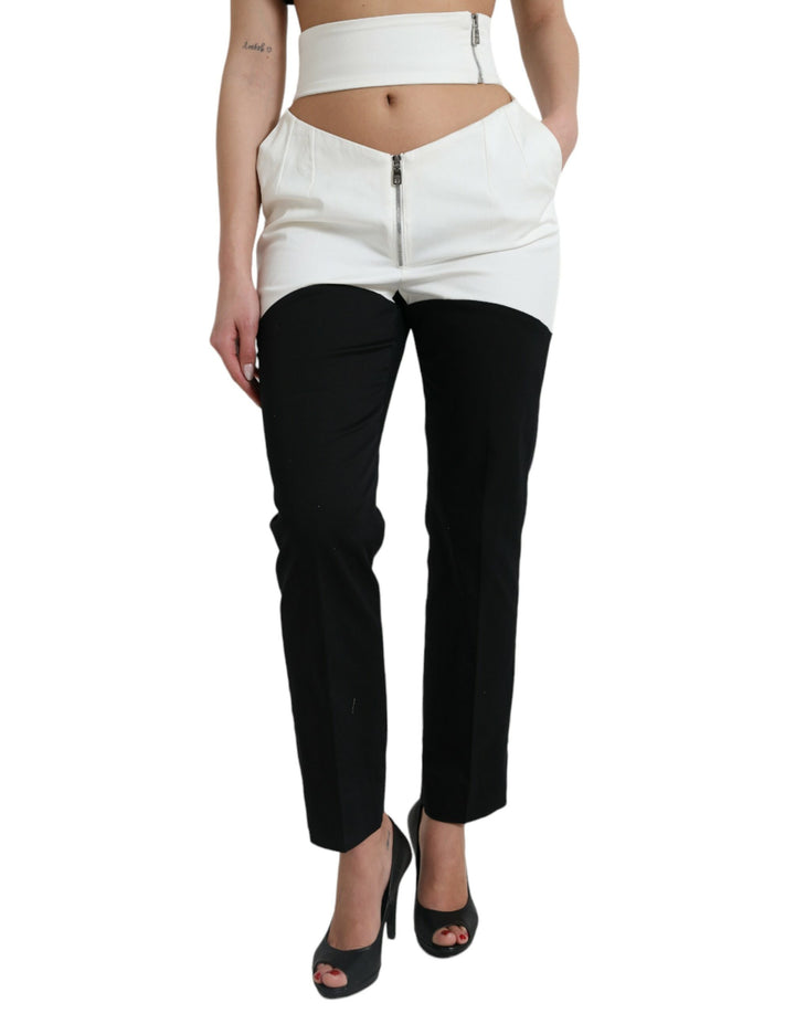 Chic high-waisted trousers with a tapered cut