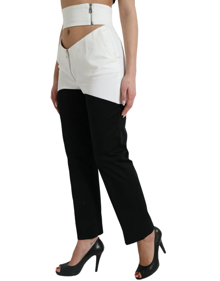 Chic high-waisted trousers with a tapered cut