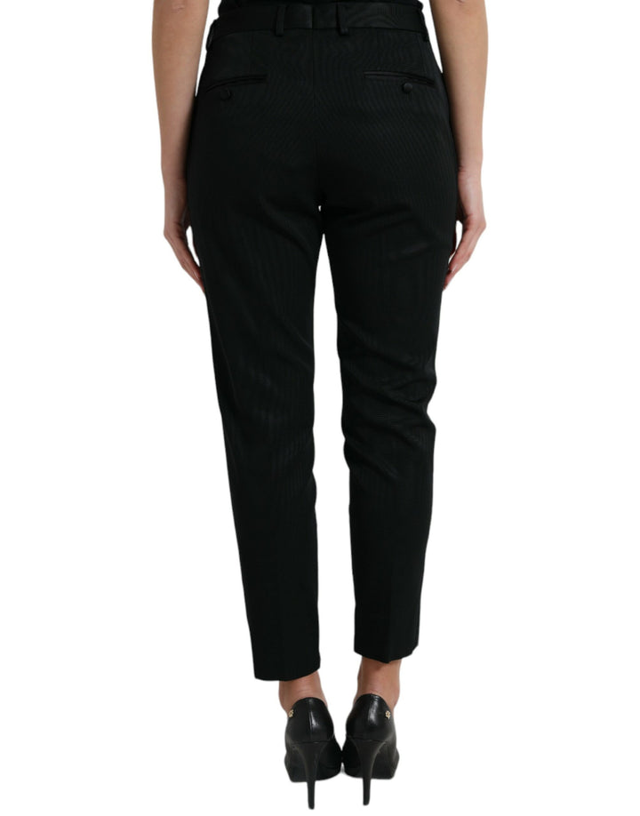 Elegant tailored trousers with high waist